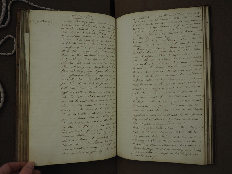 St Andrew Undershaft - Workhouse Minute Book 1814-1822 p146-147 image 1