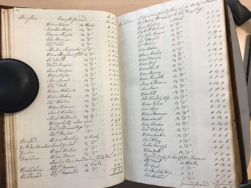Forehoe Hundred - House of Industry Minute Book 1807-1809 p34-35 image 1 Forehoe Hundred - House of Industry Minute Book 1807-1809 p34-35 image 1