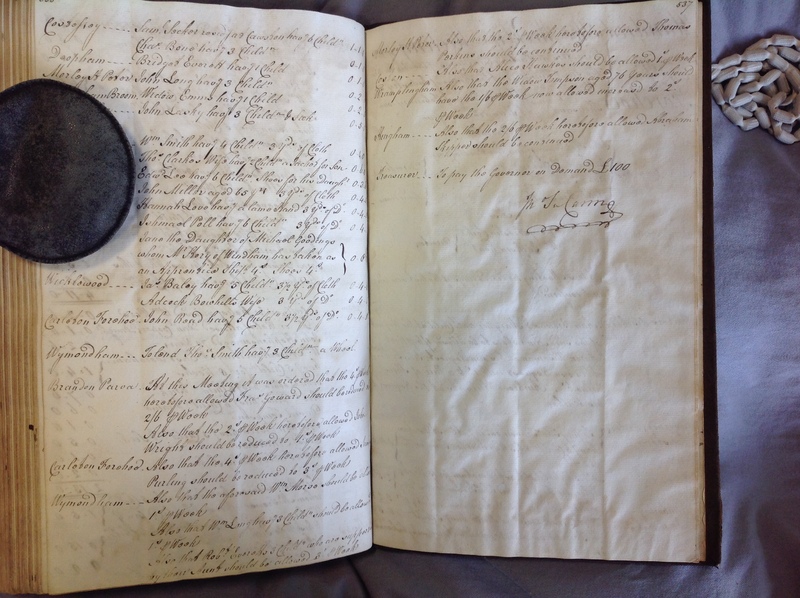 Forehoe Hundred - House of Industry Minute Book 1802-1805 p536-537 image 1 Forehoe Hundred - House of Industry Minute Book 1802-1805 p536-537 image 1