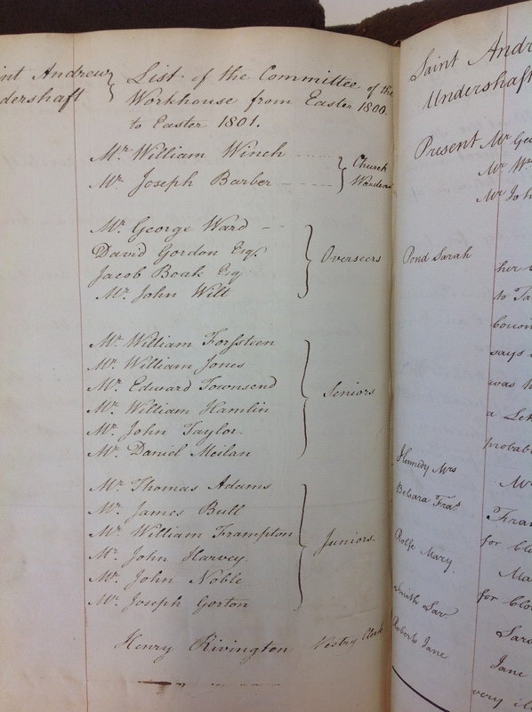 St Andrew Undershaft - Workhouse Minute Book 1780-1801 p250 image 1 St Andrew Undershaft - Workhouse Minute Book 1780-1801 p250 image 1