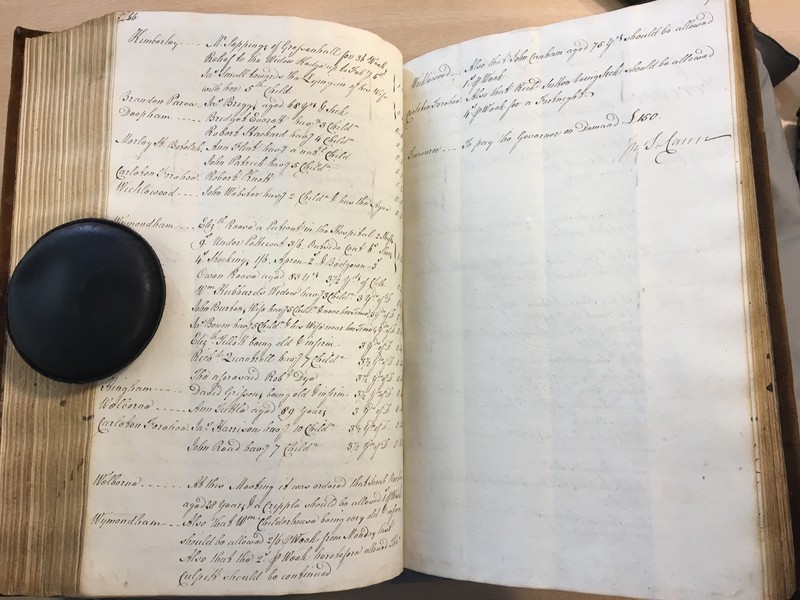 Forehoe Hundred - House of Industry Minute Book 1807-1809 p366-367 image 1 Forehoe Hundred - House of Industry Minute Book 1807-1809 p366-367 image 1
