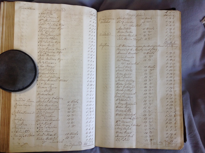 Forehoe Hundred - House of Industry Minute Book 1802-1805 p168-169 image 1 Forehoe Hundred - House of Industry Minute Book 1802-1805 p168-169 image 1