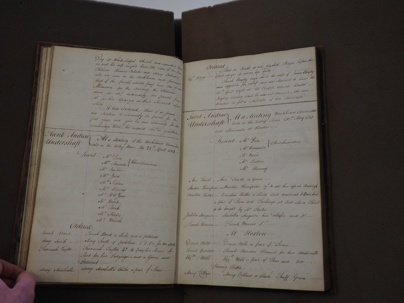 St Andrew Undershaft - Workhouse Minute Book 1801-1814 p18 image 1 St Andrew Undershaft - Workhouse Minute Book 1801-1814 p18 image 1