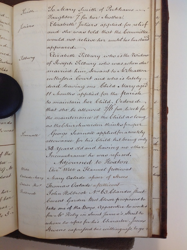 St Andrew Undershaft - Workhouse Minute Book 1780-1801 p237 image 1 St Andrew Undershaft - Workhouse Minute Book 1780-1801 p237 image 1