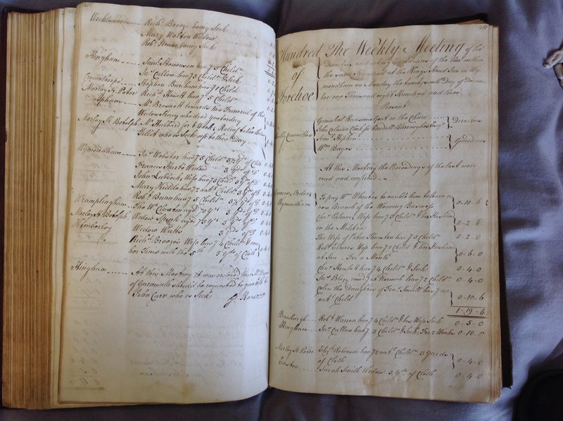 Forehoe Hundred - House of Industry Minute Book 1802-1805 p280-281 image 1 Forehoe Hundred - House of Industry Minute Book 1802-1805 p280-281 image 1