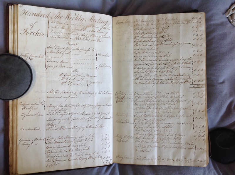 Forehoe Hundred - House of Industry Minute Book 1802-1805 p40-41 image 1 Forehoe Hundred - House of Industry Minute Book 1802-1805 p40-41 image 1