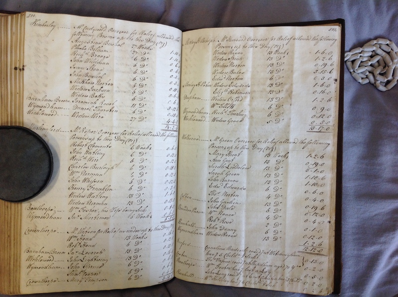 Forehoe Hundred - House of Industry Minute Book 1802-1805 p500-501 image 1 Forehoe Hundred - House of Industry Minute Book 1802-1805 p500-501 image 1