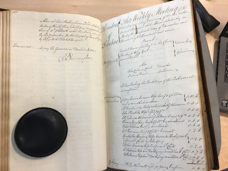 Forehoe Hundred - House of Industry Minute Book 1807-1809 p82-83 image 1 Forehoe Hundred - House of Industry Minute Book 1807-1809 p82-83 image 1