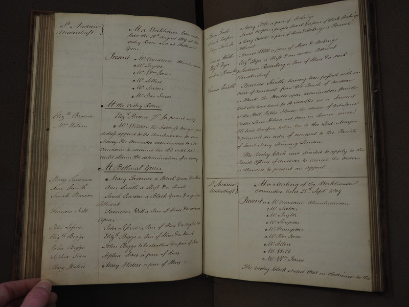 St Andrew Undershaft - Workhouse Minute Book 1801-1814 p82 image 1 St Andrew Undershaft - Workhouse Minute Book 1801-1814 p82 image 1