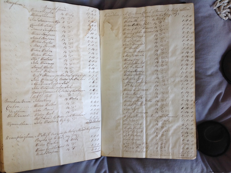 Forehoe Hundred - House of Industry Minute Book 1802-1805 p4-5 image 1 Forehoe Hundred - House of Industry Minute Book 1802-1805 p4-5 image 1