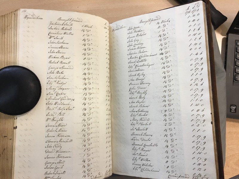 Forehoe Hundred - House of Industry Minute Book 1807-1809 p520-521 image 1 Forehoe Hundred - House of Industry Minute Book 1807-1809 p520-521 image 1