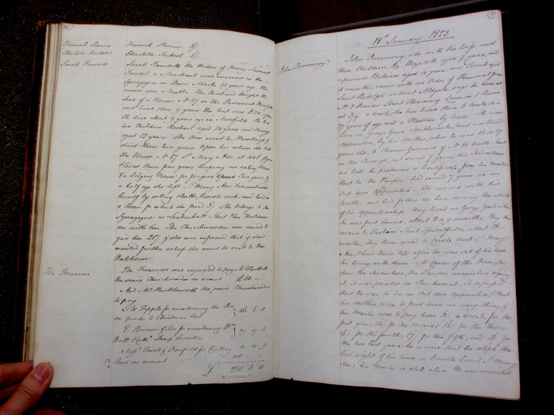 St Andrew Undershaft - Workhouse Minute Book 1822-1828 p26-27 image 1 St Andrew Undershaft - Workhouse Minute Book 1822-1828 p26-27 image 1