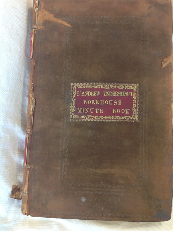 St Andrew Undershaft - Workhouse Minute Book 1780-1801 front cover image 1