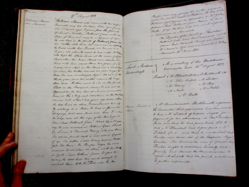 St Andrew Undershaft - Workhouse Minute Book 1822-1828 p14-15["12-15"] image 1