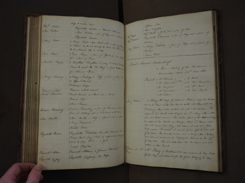 St Andrew Undershaft - Workhouse Minute Book 1801-1814 p100 image 1 St Andrew Undershaft - Workhouse Minute Book 1801-1814 p100 image 1