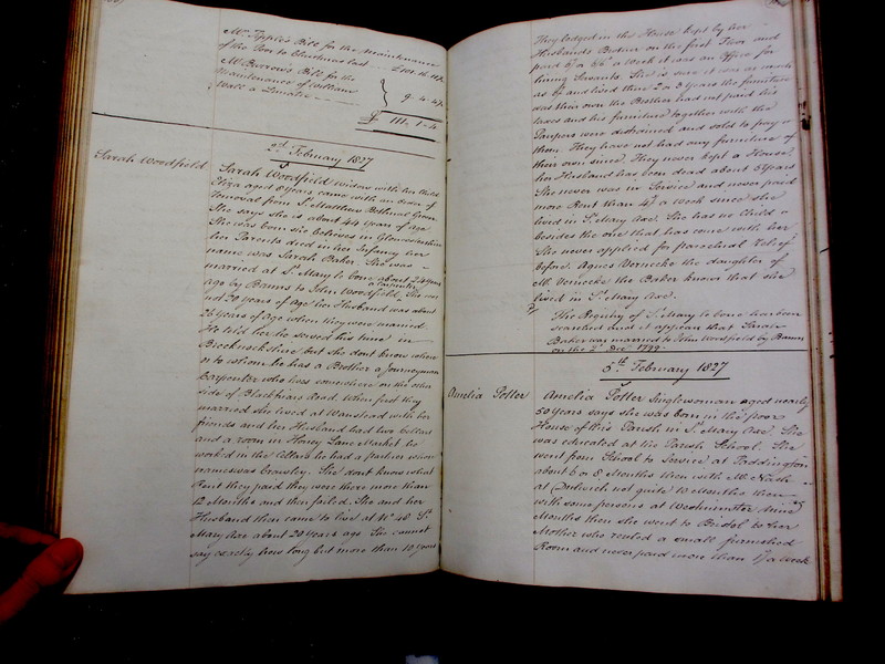 St Andrew Undershaft - Workhouse Minute Book 1822-1828 p180-181 image 1