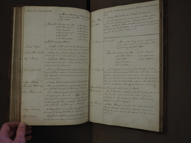 St Andrew Undershaft - Workhouse Minute Book 1801-1814 p93 image 1 St Andrew Undershaft - Workhouse Minute Book 1801-1814 p93 image 1