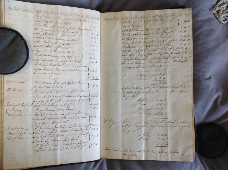 Forehoe Hundred - House of Industry Minute Book 1802-1805 p34-35 image 1 Forehoe Hundred - House of Industry Minute Book 1802-1805 p34-35 image 1