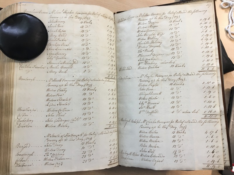 Forehoe Hundred - House of Industry Minute Book 1805-1807 p546-547 image 1