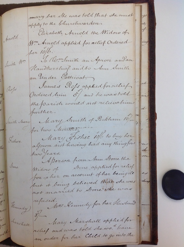 St Andrew Undershaft - Workhouse Minute Book 1780-1801 p247 image 1 St Andrew Undershaft - Workhouse Minute Book 1780-1801 p247 image 1
