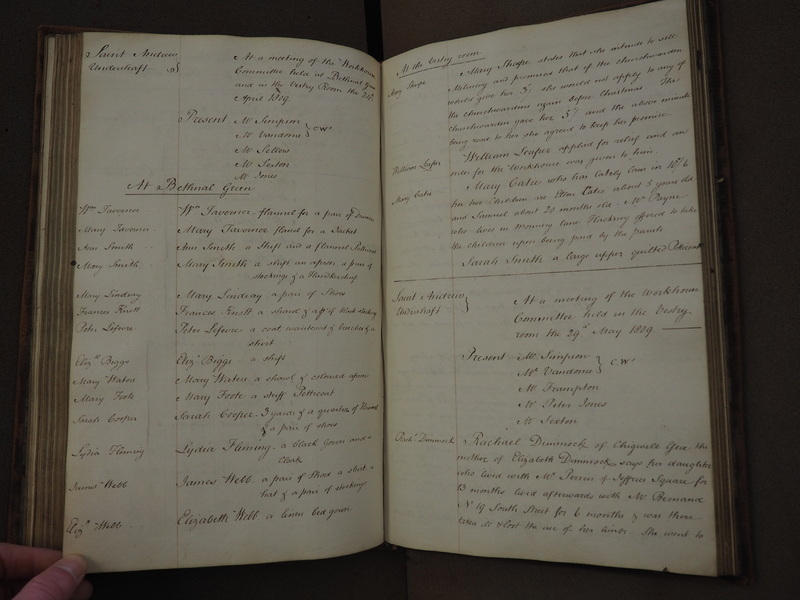 St Andrew Undershaft - Workhouse Minute Book 1801-1814 p79 image 1 St Andrew Undershaft - Workhouse Minute Book 1801-1814 p79 image 1