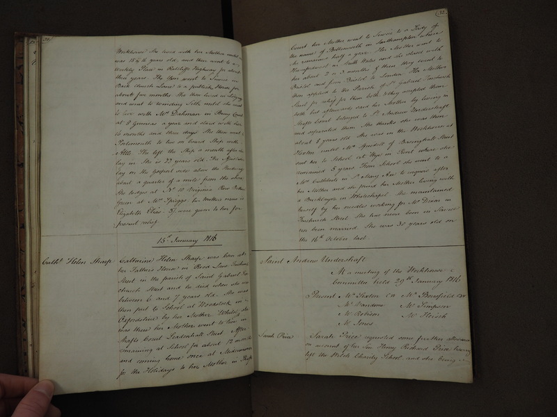 St Andrew Undershaft - Workhouse Minute Book 1814-1822 p31-32 image 1