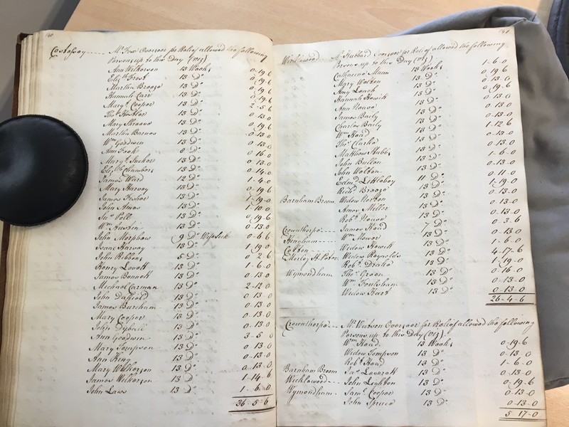 Forehoe Hundred - House of Industry Minute Book 1805-1807 p140-141 image 1 Forehoe Hundred - House of Industry Minute Book 1805-1807 p140-141 image 1