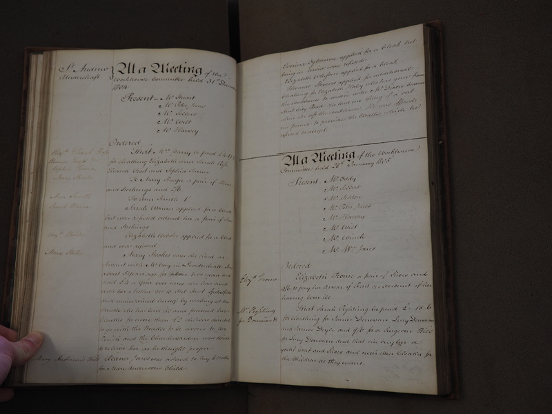 St Andrew Undershaft - Workhouse Minute Book 1801-1814 p33 image 1 St Andrew Undershaft - Workhouse Minute Book 1801-1814 p33 image 1