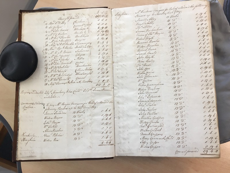 Forehoe Hundred - House of Industry Minute Book 1805-1807 p2-3 image 1