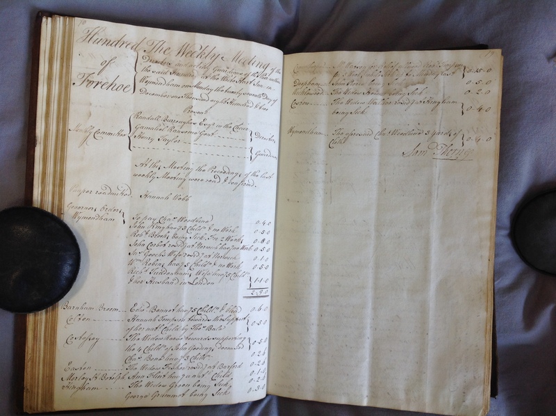 Forehoe Hundred - House of Industry Minute Book 1802-1805 p78-79 image 1