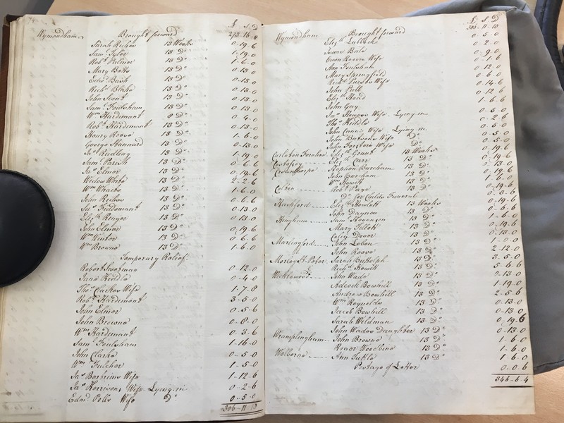 Forehoe Hundred - House of Industry Minute Book 1805-1807 p74-75 image 1