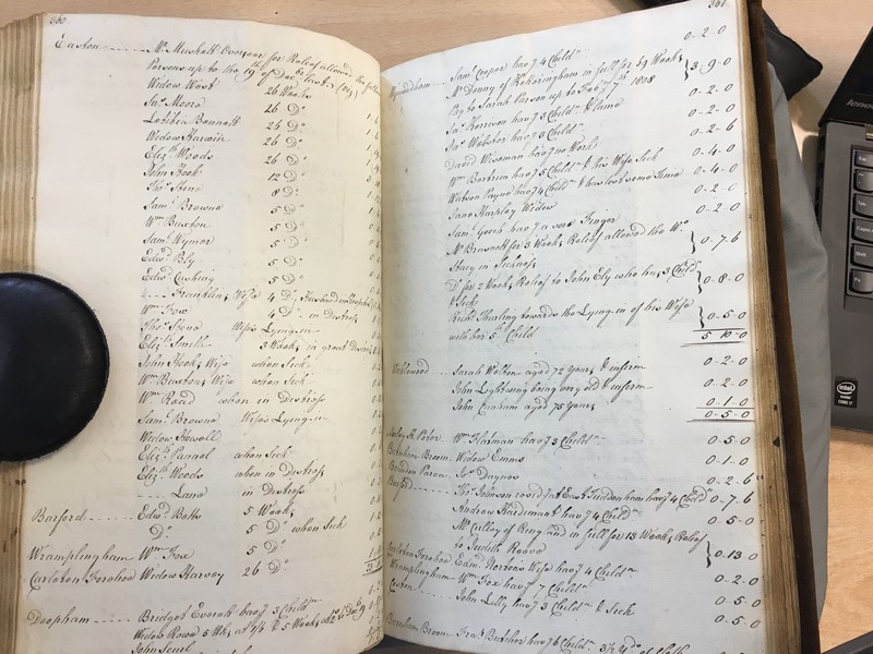 Forehoe Hundred - House of Industry Minute Book 1807-1809 p360-361 image 1 Forehoe Hundred - House of Industry Minute Book 1807-1809 p360-361 image 1