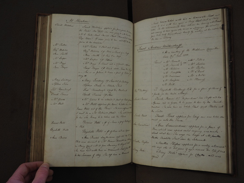 St Andrew Undershaft - Workhouse Minute Book 1801-1814 p109 image 1 St Andrew Undershaft - Workhouse Minute Book 1801-1814 p109 image 1