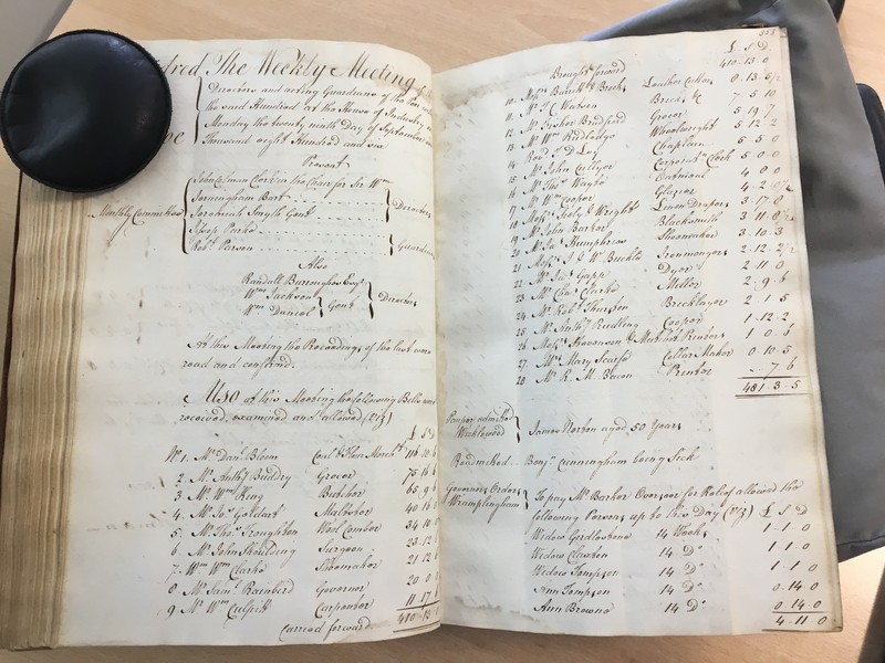 Forehoe Hundred - House of Industry Minute Book 1805-1807 p352-353 image 1 Forehoe Hundred - House of Industry Minute Book 1805-1807 p352-353 image 1