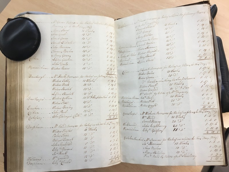 Forehoe Hundred - House of Industry Minute Book 1805-1807 p482-483 image 1