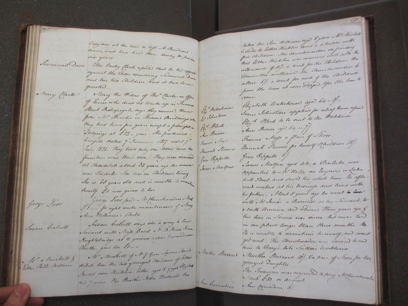 St Andrew Undershaft - Workhouse Minute Book 1822-1828 p70-71 image 1