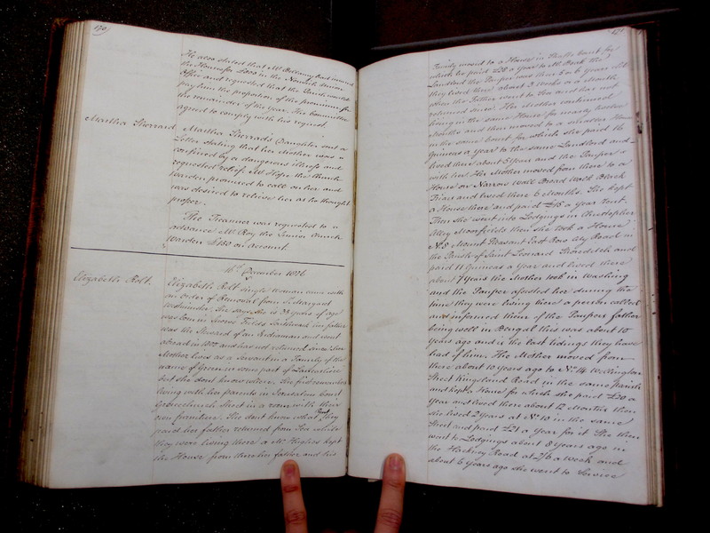 St Andrew Undershaft - Workhouse Minute Book 1822-1828 p170-171 image 1