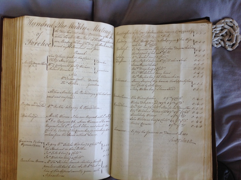 Forehoe Hundred - House of Industry Minute Book 1802-1805 p312-313 image 1 Forehoe Hundred - House of Industry Minute Book 1802-1805 p312-313 image 1