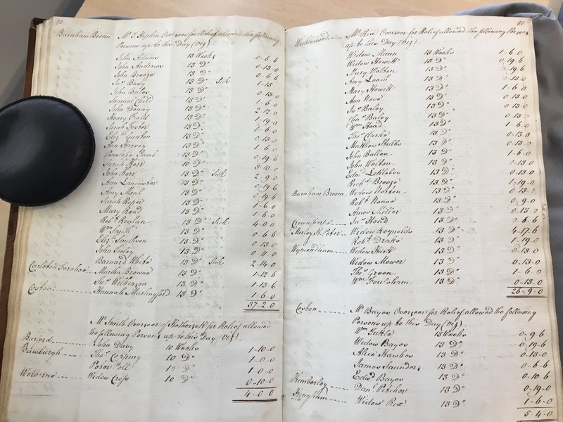 Forehoe Hundred - House of Industry Minute Book 1805-1807 p80-81 image 1
