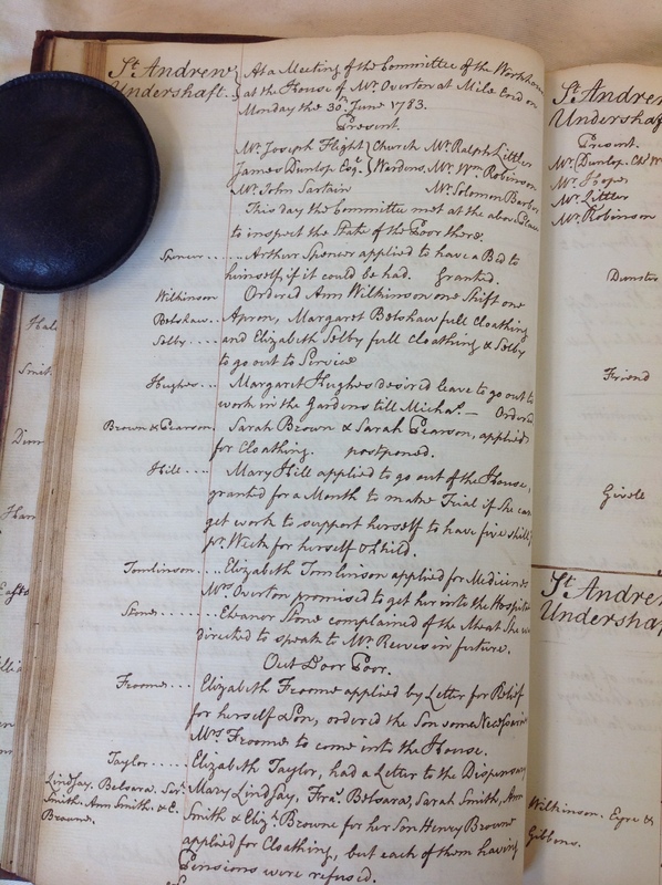 St Andrew Undershaft - Workhouse Minute Book 1780-1801 p48 image 1 St Andrew Undershaft - Workhouse Minute Book 1780-1801 p48 image 1
