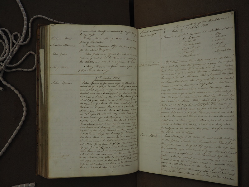 St Andrew Undershaft - Workhouse Minute Book 1814-1822 p228-229 image 1