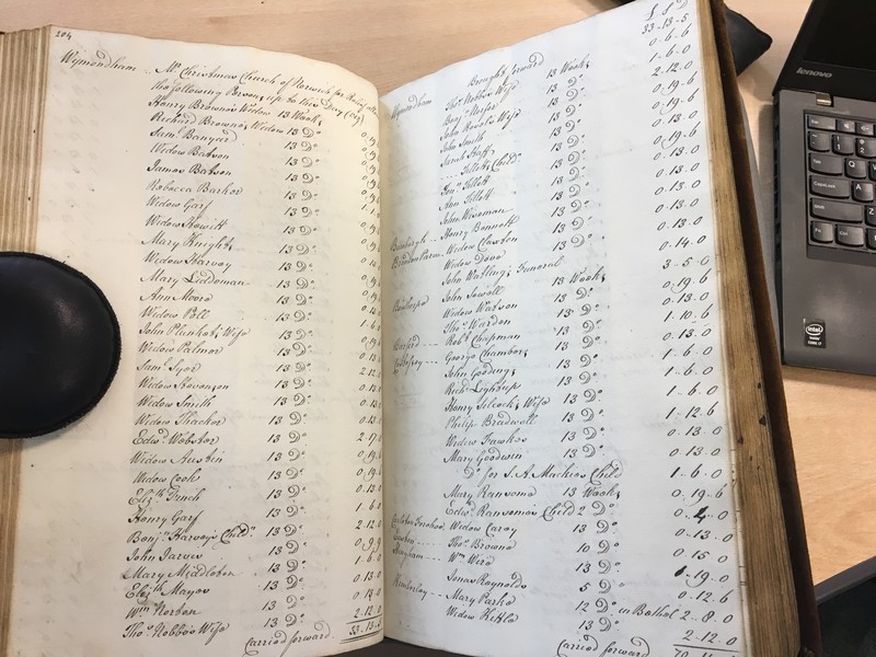 Forehoe Hundred - House of Industry Minute Book 1807-1809 p204-205 image 1