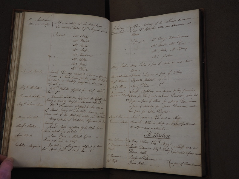 St Andrew Undershaft - Workhouse Minute Book 1801-1814 p21 image 1 St Andrew Undershaft - Workhouse Minute Book 1801-1814 p21 image 1