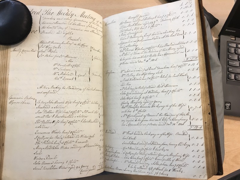 Forehoe Hundred - House of Industry Minute Book 1807-1809 p310-311 image 1 Forehoe Hundred - House of Industry Minute Book 1807-1809 p310-311 image 1