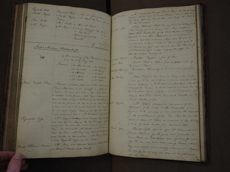 St Andrew Undershaft - Workhouse Minute Book 1801-1814 p118 image 1 St Andrew Undershaft - Workhouse Minute Book 1801-1814 p118 image 1