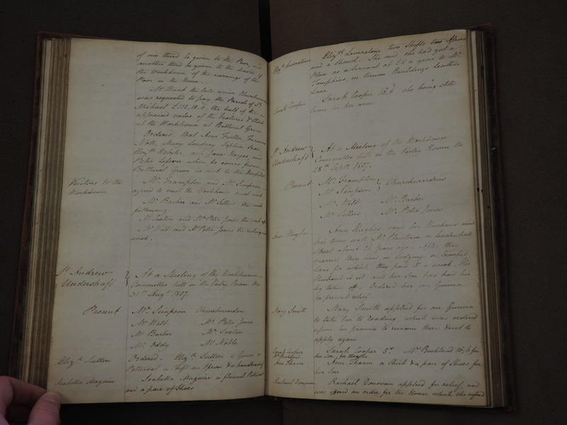 St Andrew Undershaft - Workhouse Minute Book 1801-1814 p60 image 1 St Andrew Undershaft - Workhouse Minute Book 1801-1814 p60 image 1