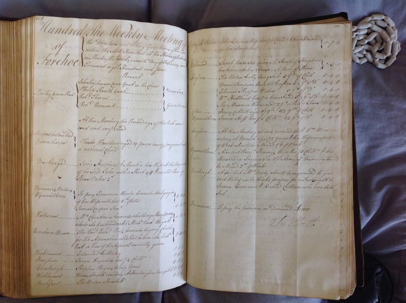 Forehoe Hundred - House of Industry Minute Book 1802-1805 p308-309 image 1 Forehoe Hundred - House of Industry Minute Book 1802-1805 p308-309 image 1