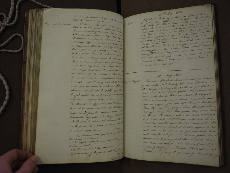 St Andrew Undershaft - Workhouse Minute Book 1814-1822 p117-118 image 1