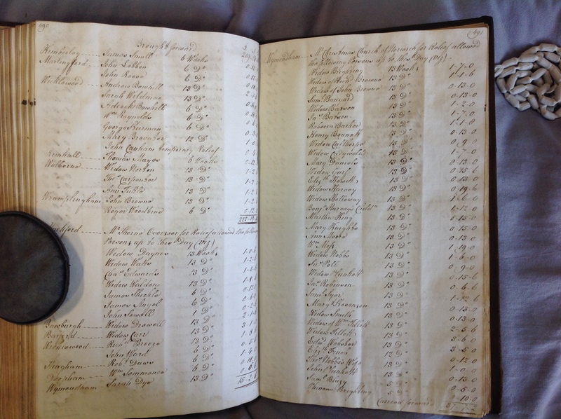 Forehoe Hundred - House of Industry Minute Book 1802-1805 p490-491 image 1 Forehoe Hundred - House of Industry Minute Book 1802-1805 p490-491 image 1