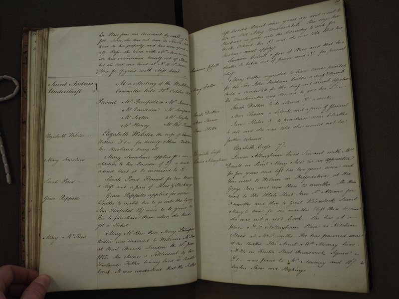 St Andrew Undershaft - Workhouse Minute Book 1814-1822 p57-58 image 1